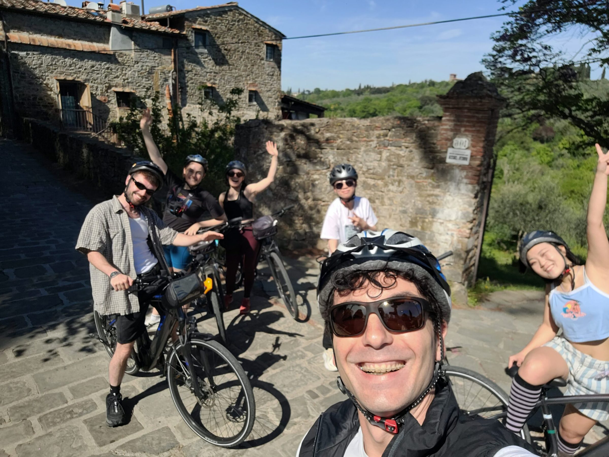 a group of people posing for the camera