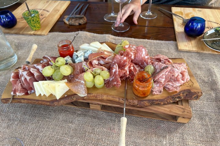 food on a table