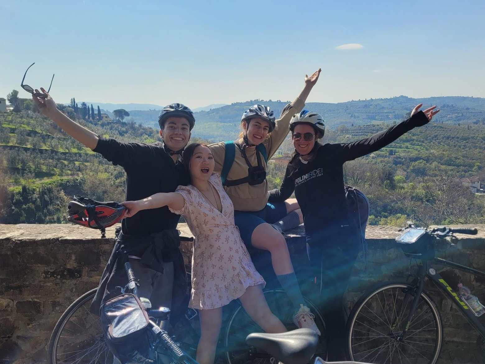 a couple of people that are standing in the water