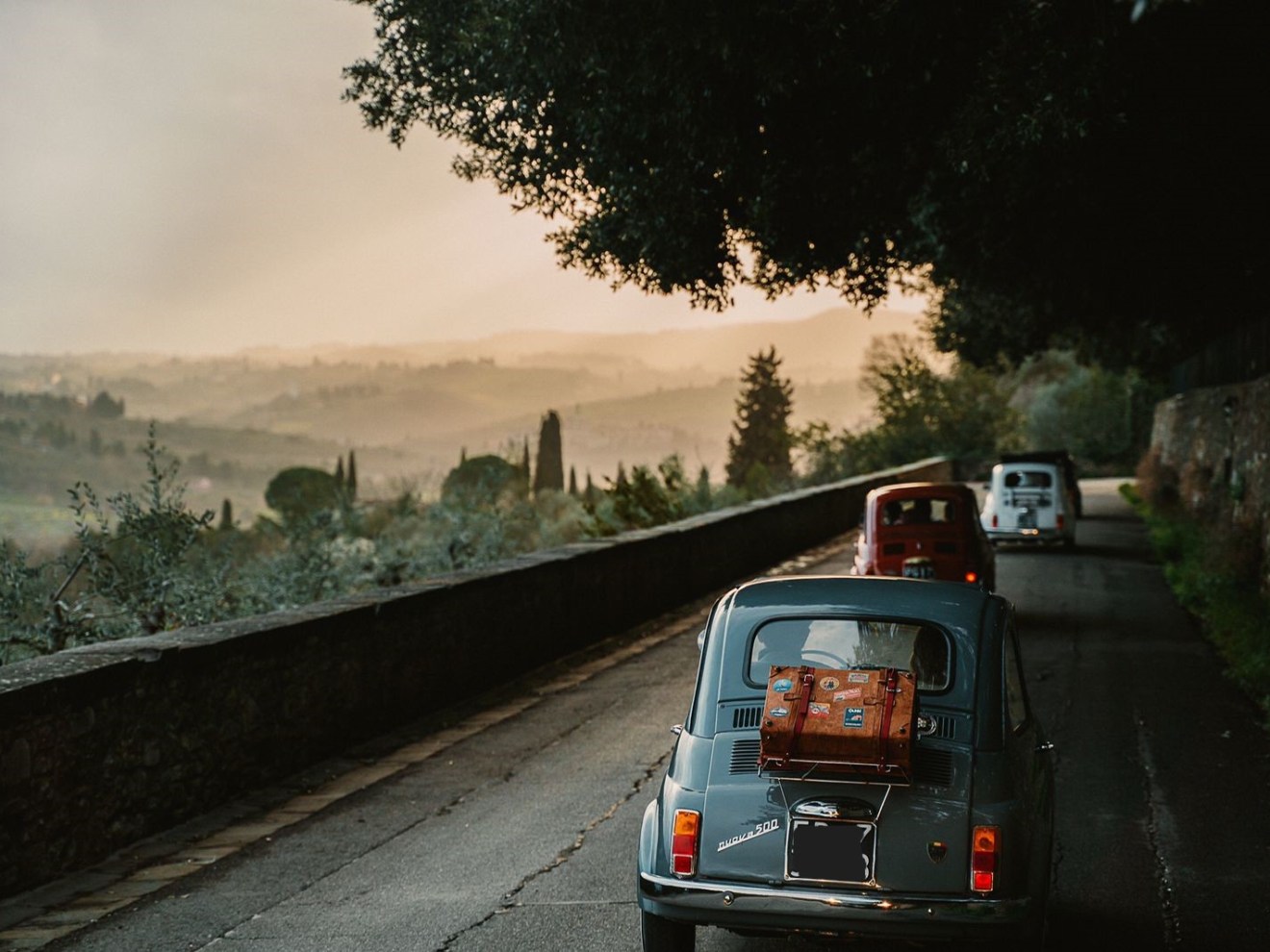 a close up of a car going down the road