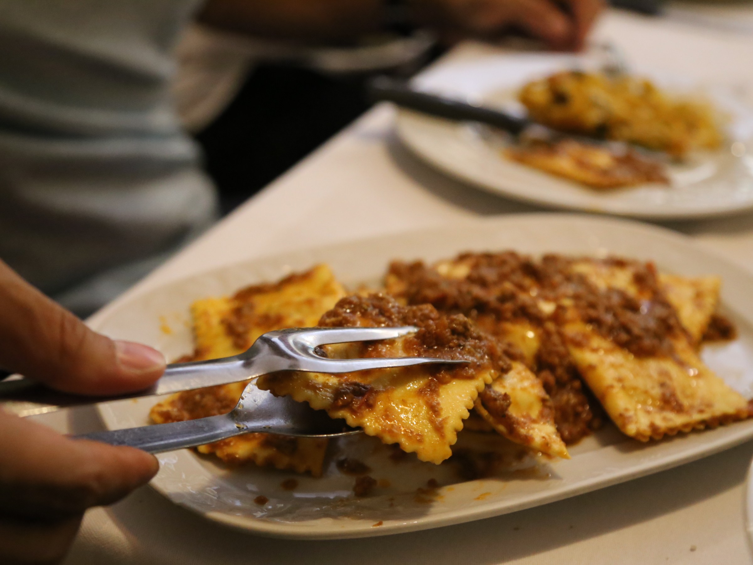 a plate of food on a table