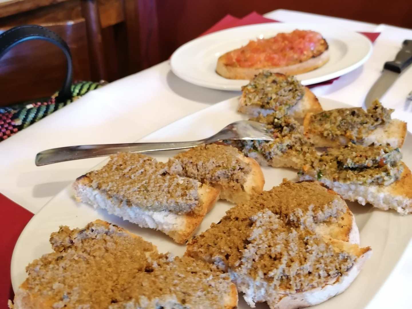 a plate of food on a table