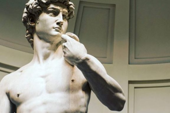 The Original David in Florence