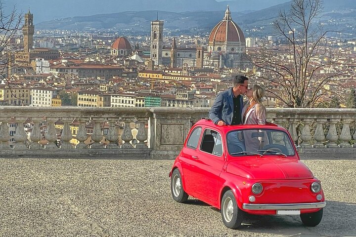 Private Vintage FIAT 500 Wine Tour with Driver from Florence | We