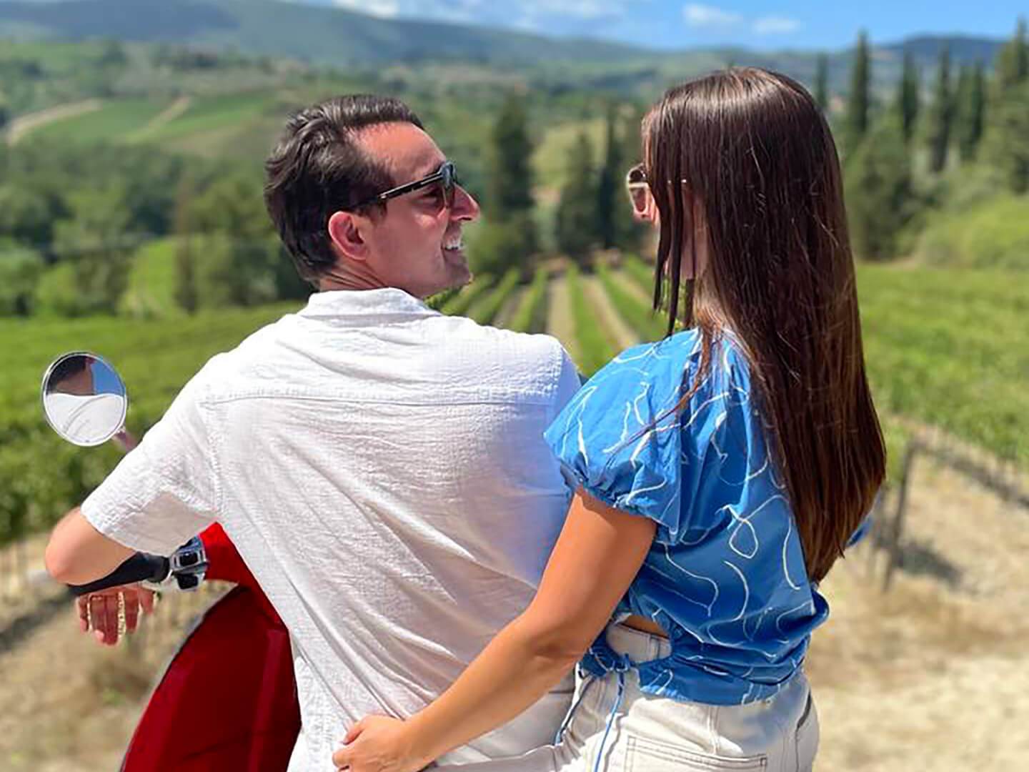 a man holding a frisbee