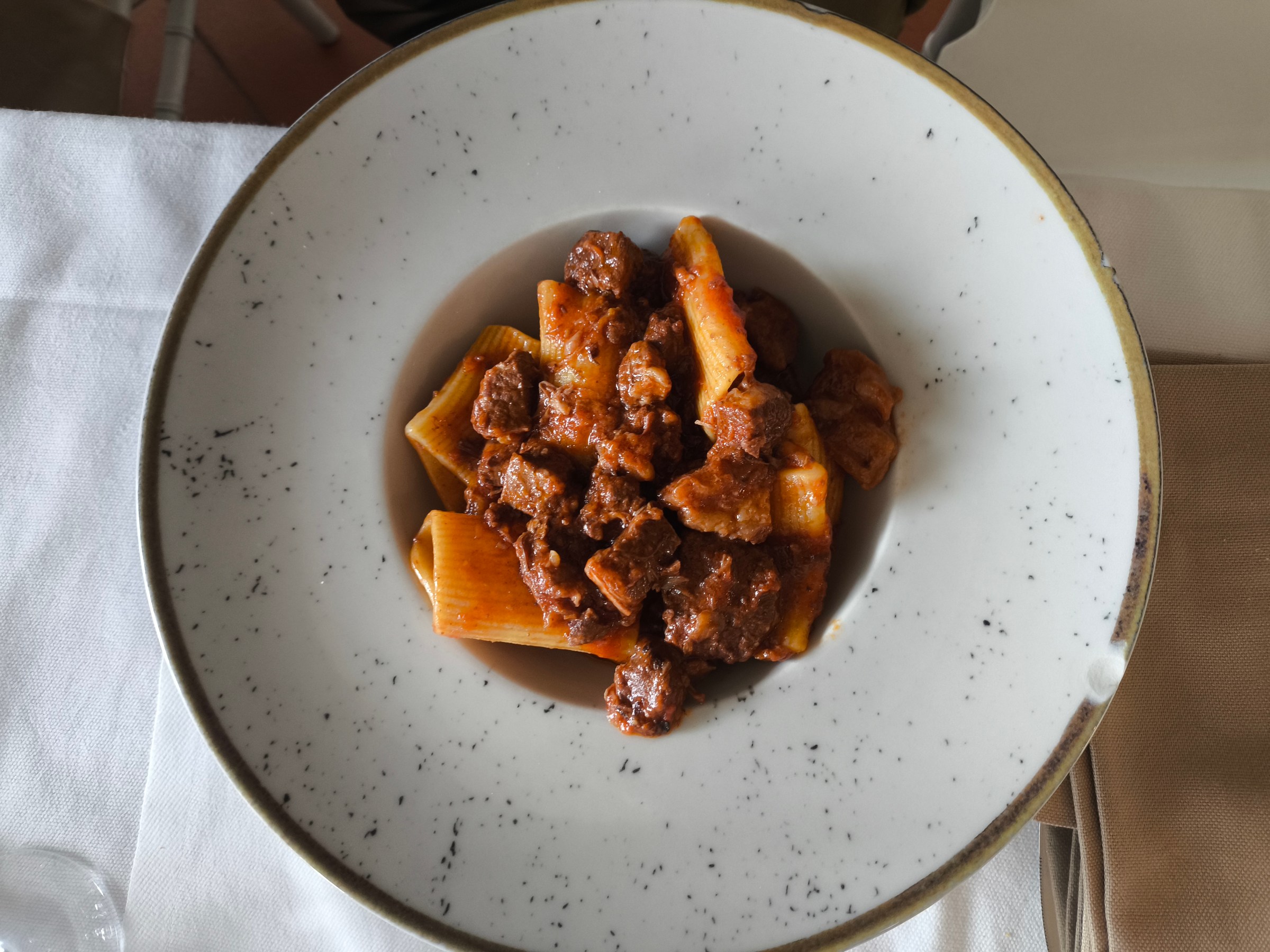 a plate of food on a table