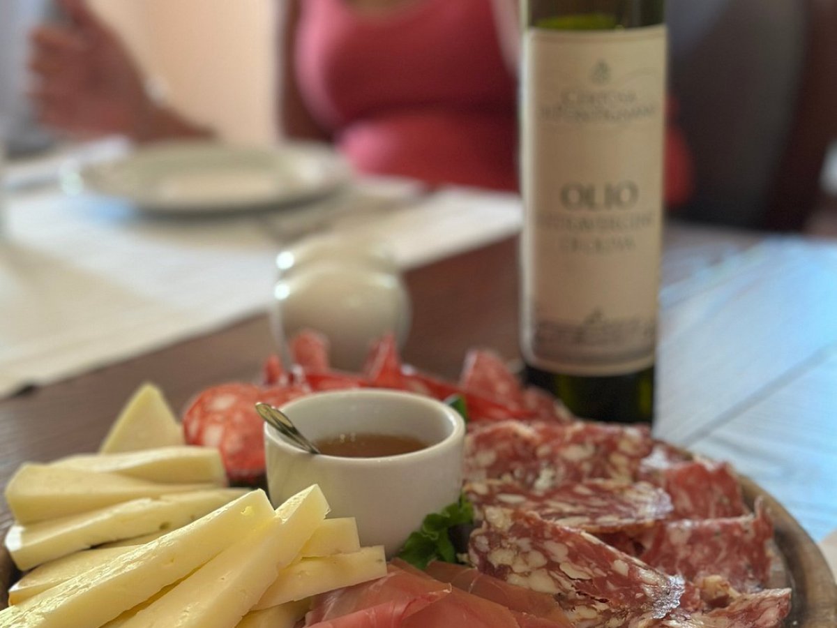 a plate of food on a table