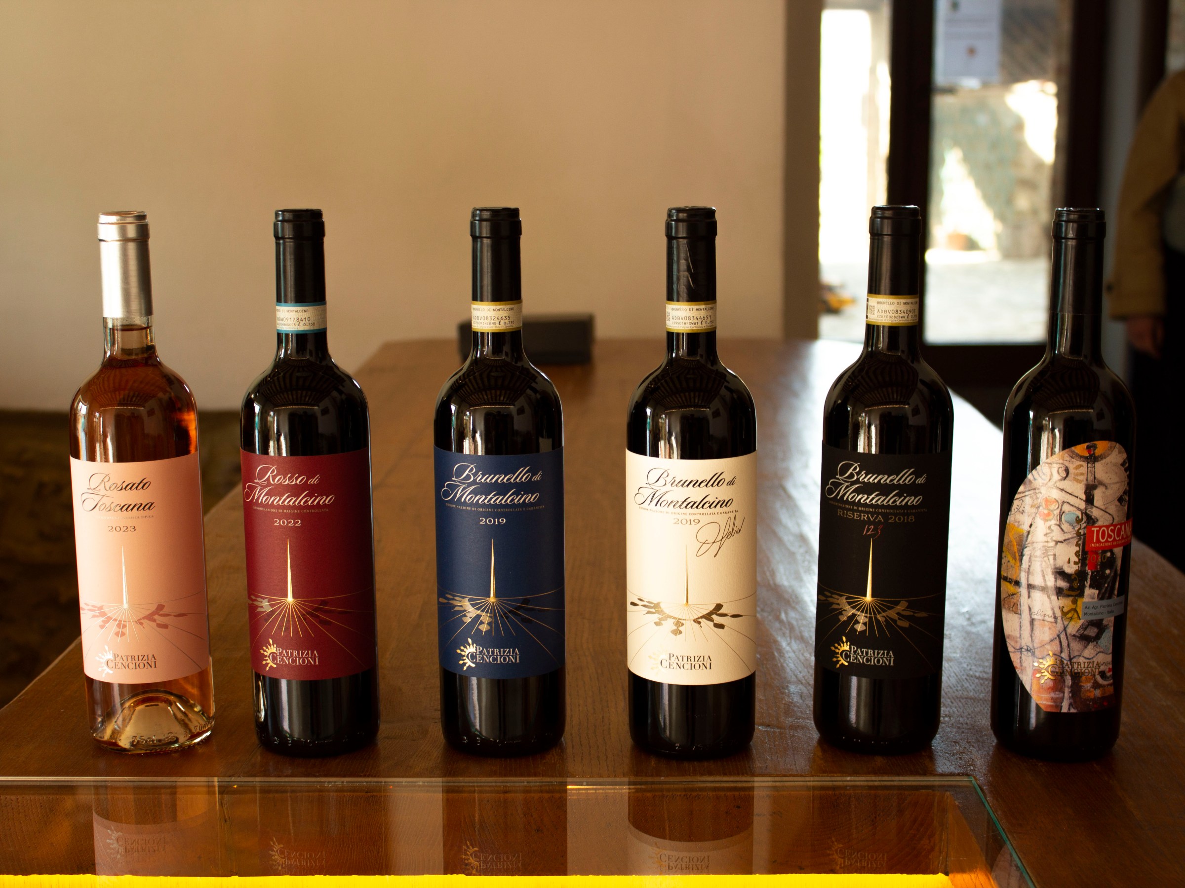 a bottle of wine on a table